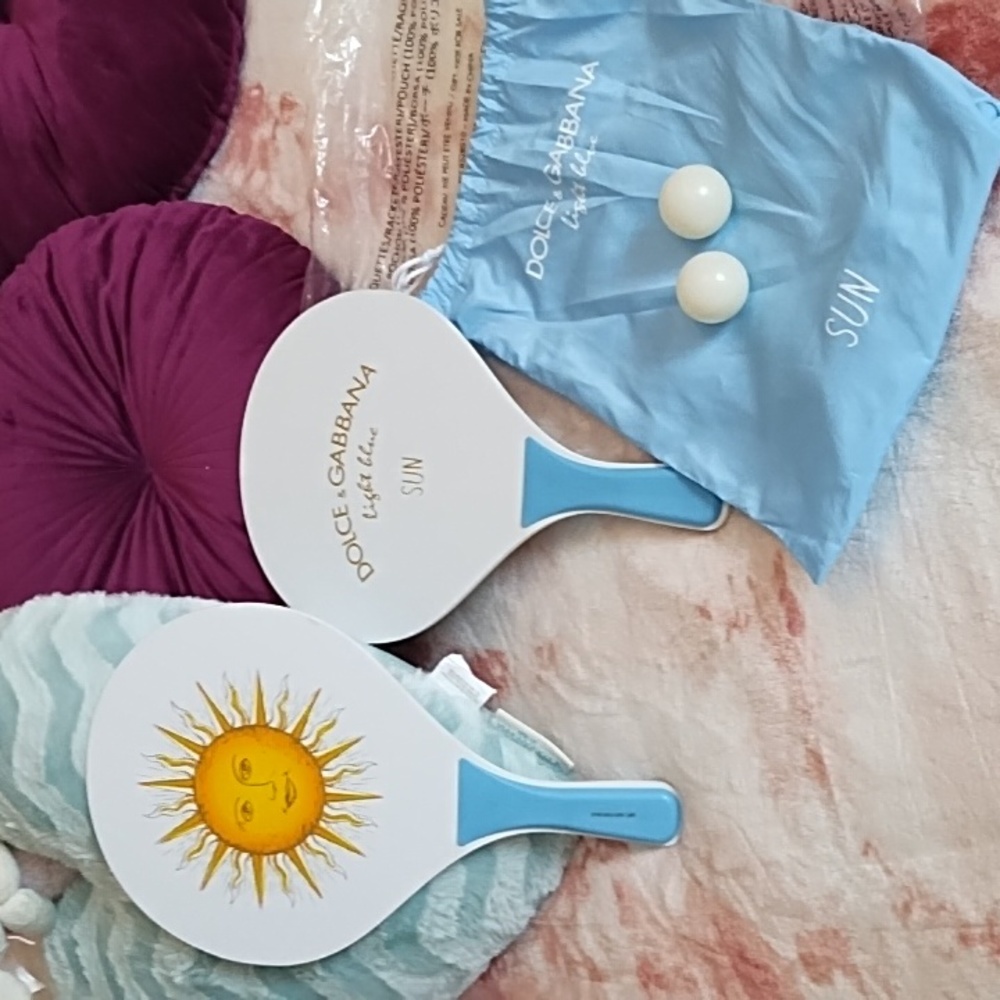 Dolce & Gabbana Light Blue 🩵 Sun 🌞 Racket Set